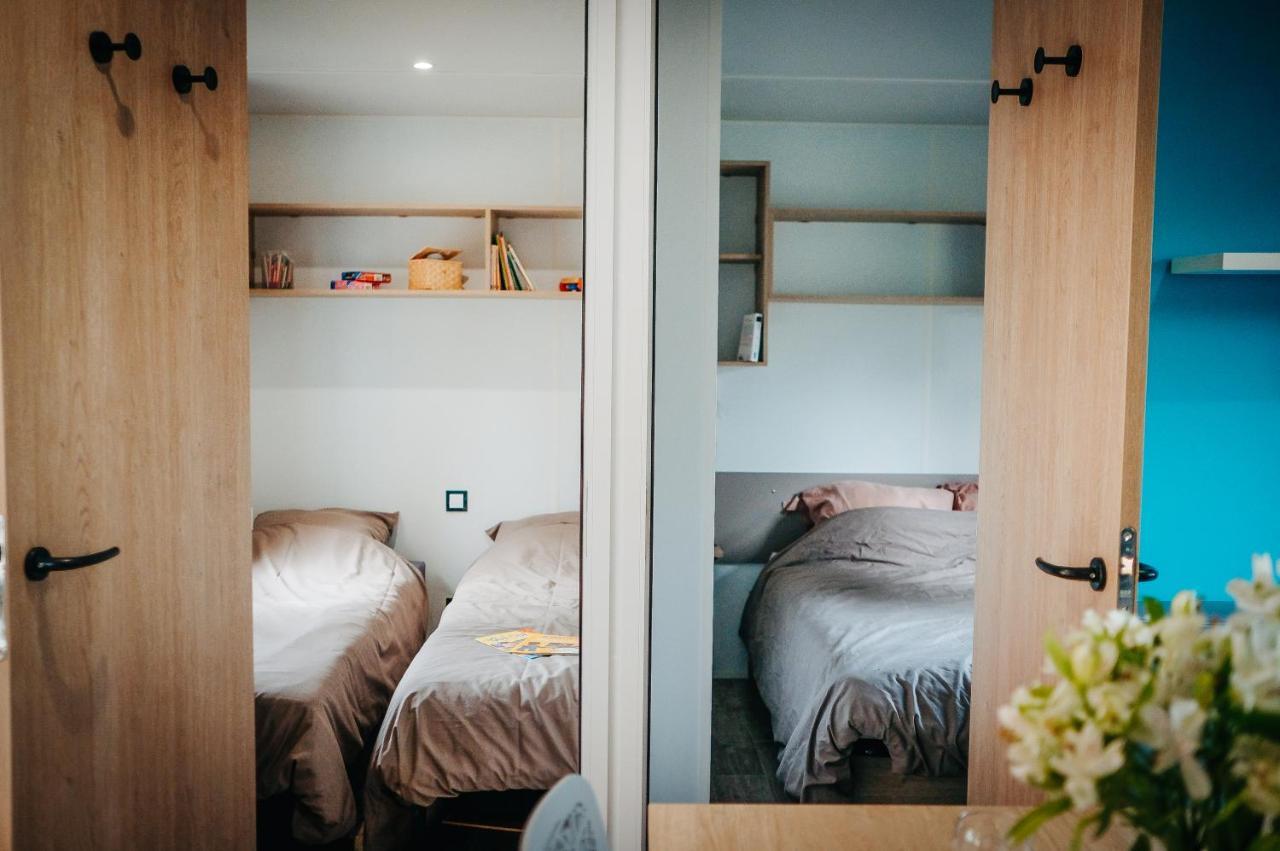 Mobil Home Xxl 4 Chambres - Camping Le Clos Cacheleux Miannay Exteriör bild